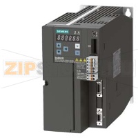SINAMICS V90, с PROFINET Входное напряжение: 380-480 В 3 А -15% / + 10% 9.8 Гц 45-66 Выходное напряжение: 0 - вход 7.8 0-330 Гц Двигатель: 2.0 / 2.5 кВт Степень защиты: IP20 Размер B, 100x180x220 (ШxВxГ) Siemens 6SL3210-5FE12-0UF0