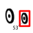 Double gear, 55/20T,M0.5*7.5t Godex RT200