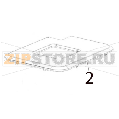 Top cover Hurakan HKN-IMSD15 Top cover Hurakan HKN-IMSD15Запчасть на деталировке под номером: 2