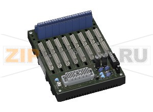 Терминальная панель Termination Board HiDTB08-TRI-DIISQ-EL-SC Pepperl+Fuchs SupplyRated voltage24 V DC , in consideration of rated voltage of used isolated barriersVoltage drop0.9 V , voltage drop across the series diode on the termination board must be consideredRipple&le  10  %Fusing2 A , in each case for 8 modulesPower dissipation&le  500 mW , without modulesReverse polarity protectionyesRedundancySupplyRedundancy available. The supply for the modules is decoupled, monitored and fused.Indicators/settingsDisplay elementsLEDs PWR ON (power supply)- LED power supply I, green LED- LED power supply II, green LEDConfigurationjumper SW1: card selection- position 1: DI card 3564- position 2: n.c. (factory setting)- position 3: DI card 3504EDirective conformityElectromagnetic compatibilityDirective 2014/30/EUEN 61326-1:2013 (industrial locations)ConformityElectromagnetic compatibilityNE 21:2011For further information see system description.Degree of protectionIEC 60529:2001Ambient conditionsAmbient temperature-20 ... 60 °C (-4 ... 140 °F)Storage temperature-40 ... 70 °C (-40 ... 158 °F)Mechanical specificationsDegree of protectionIP20Connectionhazardous area connection (field side): screw terminals, blue safe area connection (control side): ELCO socket, 56-pinMaterialhousing: polycarbonate, 30 % glass fiber reinforcedMassapprox. 600 gDimensions150 x 200 x 163 mm (5.9 x 7.9 x 6.42 inch) , height including module assemblyMountingon 35 mm DIN mounting rail acc. to EN 60715:2001Data for application in connection with hazardous areasEC-Type Examination CertificateCESI 11 ATEX 062Group, category, type of protection II (1)G [Ex ia Ga] IIC  II (1)D [Ex ia Da] IIIC  I (M1) [Ex ia Ma] ISafe areaMaximum safe voltage250 V (Attention! Um is no rated voltage.)Galvanic isolationField circuit/control circuitsafe electrical isolation acc. to IEC/EN 60079-11, voltage peak value 375 VDirective conformityDirective 2014/34/EUEN 60079-0:2012+A11:2013 , EN 60079-11:2012 , EN 50303:2000International approvalsCSA approvalControl drawingsee control drawing of correspoding modulesIECEx approvalIECEx CES 11.0022Approved for[Ex ia Ga] IIC [Ex ia Da] IIIC [Ex ia Ma] I