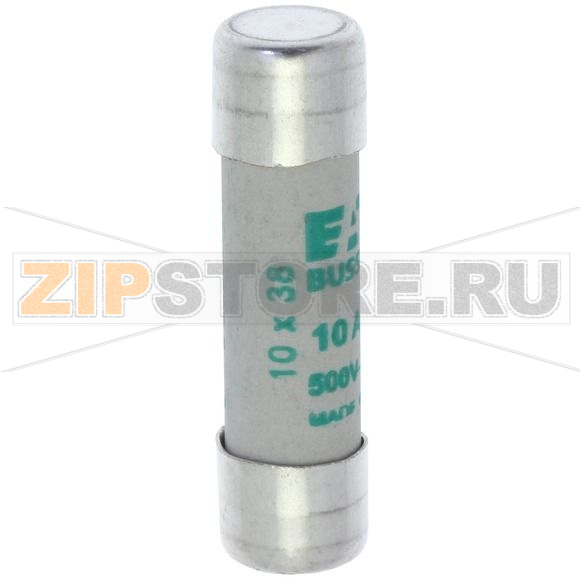 Предохранитель, 1 A, AC 500 В, 120 кА, 10x38 мм, aM, IEC Eaton CYLINDRICAL FUSE 10x38 1A AM 500 