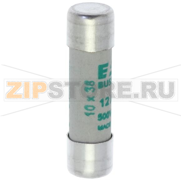 Предохранитель, 1 A, AC 500 В, 120 кА, 10x38 мм, aM, IEC Eaton CYLINDRICAL FUSE 10x38 1A AM 500 