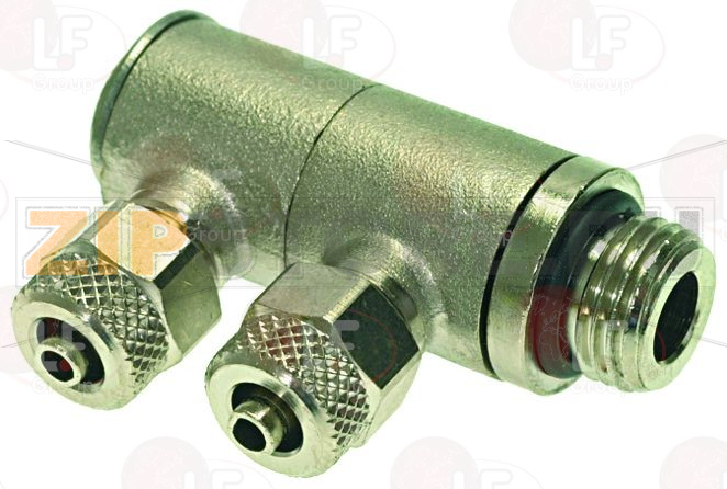 RACCORDO DOPPIO 1/4"M 