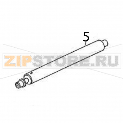 Feed roller Sato M84Pro Feed roller Sato M84ProЗапчасть на деталировке под номером: 5Название запчасти на английском языке: Feed roller Sato M84Pro.