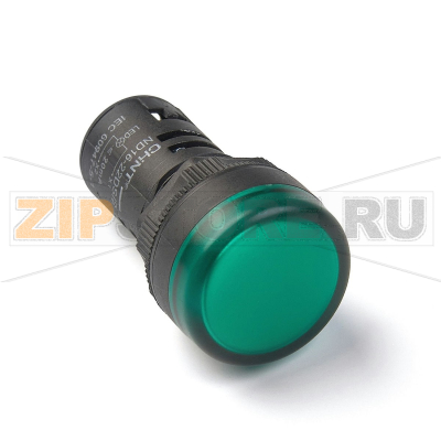 Лампа сигнальная 380 В, 22 мм, IP65, зеленая Chint ND16-22DS/4C 