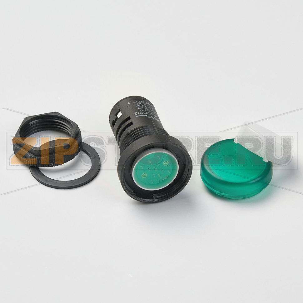 Лампа сигнальная 380 В, 22 мм, IP65, зеленая Chint ND16-22DS/4C 
