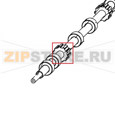 Rotate Conveyor  Zanolli Synthesis 08/50 PW E          Rotate Conveyor Zanolli Synthesis 08/50 PW EЗапчасть на сборочном чертеже под номером: 39Название запчасти на итальянском языке: Rotate Conveyor Zanolli Synthesis 08/50 PW E