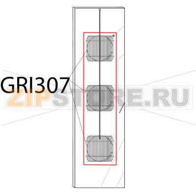 Fan grille Gierre FEV 166M Fan grille Gierre FEV 166MЗапчасть на деталировке под номером: GRI307