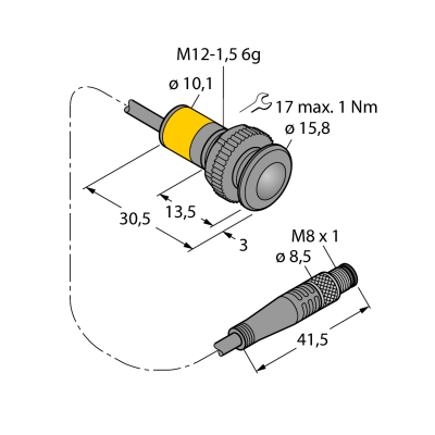 Датчик фотоэлектрический Turck SB12TAPRQ3 