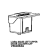 L.Miss 46x33 left upper door column cap Unox XFT 133