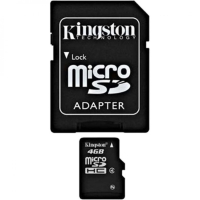 Карта памяти 4 Гб, microSDHC Kingston SDC4/4GB