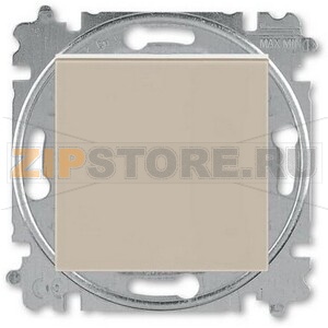 Переключатель кнопочный, одноклавишный, коричневый ABB 2CHH598645A6018 