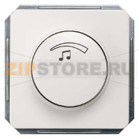 DELTA PROFIL ТИТАНОВО-БЕЛЫЙ РЕГУЛЯТОР ГРОМКОСТИ 27OM 3ВТ С КРЫШКОЙ 65X65MM И ПОВОРОТНОЙ РУЧКОЙ Siemens 5TG4801