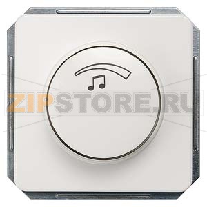 DELTA PROFIL ТИТАНОВО-БЕЛЫЙ РЕГУЛЯТОР ГРОМКОСТИ 27OM 3ВТ С КРЫШКОЙ 65X65MM И ПОВОРОТНОЙ РУЧКОЙ Siemens 5TG4801 