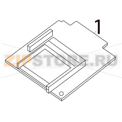 PCMCIA PC Board ass&#039;y Toshiba TEC B-SX4T-GS10/20-QQ PCMCIA PC Board ass'y Toshiba TEC B-SX4T-GS10/20-QQЗапчасть на деталировке под номером: 1