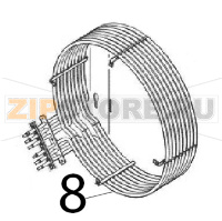 Heating element 16.4 kW, 230 V Angelo Po FM1011E1