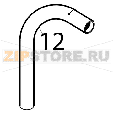 Rubber hose Silanos N700 PS Rubber hose Silanos N700 PSЗапчасть на деталировке под номером: 12