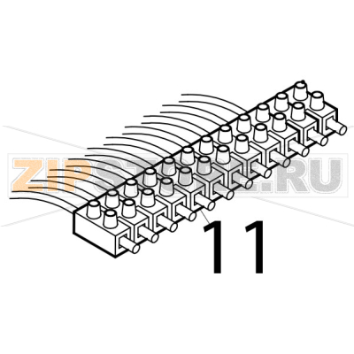 Terminal board Silanos N700 PS Terminal board Silanos N700 PSЗапчасть на деталировке под номером: 11