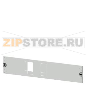 SIVACON S4 SENTRON 3VA cover 3VA10 (up to 100 A) 4-pole, 3-pole + N Mounting position horizontal fixed mounting, plug-in socket Number of switches 1 Height 150 mm Width 800 mm Siemens 8PQ2015-8BA11 