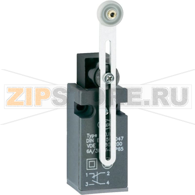 Выключатель концевой 380 В/AC, рычажный, 6 А, IP65, 1 шт Schlegel EKU1-KRHV 