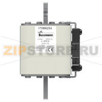 Предохранитель, 1100 A, AC 1250 В, 100 кА, size 3, 74x92x141 мм, aR, IEC Eaton FUSE 1100A 1250V