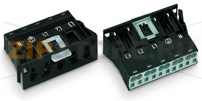 Защелкивающийся штекер; 5-пол.; Код. A; 4,00 mm; черные Wago 770-715 Protected against mismating and maintenance-freePush-in CAGE CLAMP® spring pressure connection technology allows solid conductors to be simply pushed into a unit.Two wire connections per pole for loops or bridgesAdditional variable coding is possible....