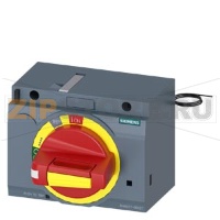 front mounted rotary operator emergency-off with door interlock IEC IP30/40 24V DC lighting kit accessory for: 3VA6 150/250 3VA5 250 Siemens 3VA9277-0EK27