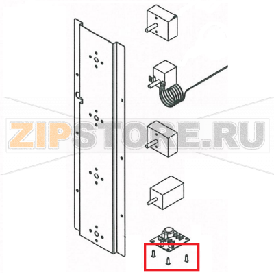 Distanziale plastico H 12,07 Garbin 10M    Distanziale plastico H 12,07 Garbin 10MЗапчасть на сборочном чертеже под номером: 5