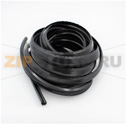 Black silicone profile with lip 50SH TEK 