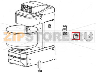 Copertura Ruota Contrasto Sigma SL 80    Copertura Ruota Contrasto Sigma SL 80Запчасть на сборочном чертеже под номером: 18Название запчасти Sigma на итальянском языке: Copertura Ruota Contrasto Sigma SL 80