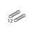 Locking support (short) WPCS-15S-4.0 Toshiba TEC B-852-TS12-QP