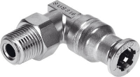 Штуцер угловой с цанговым зажимом и резьбой Festo CRQSL-1/8-4