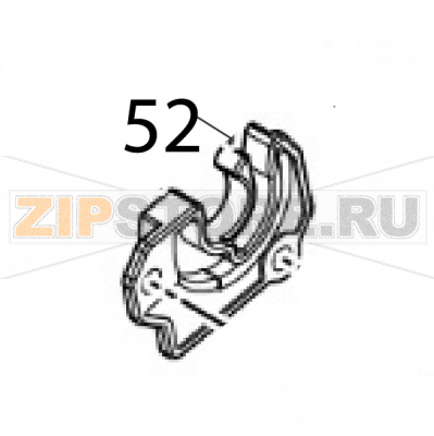 Ribbon stopper A Sato CT408LX TT Ribbon stopper A Sato CT408LX TTЗапчасть на деталировке под номером: 52Название запчасти на английском языке: Ribbon stopper A Sato CT408LX TT.