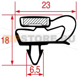 УПЛОТНИТЕЛЬ ВСТАВНОЙ 725Х574 ММ 