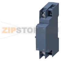 РАСЦЕПИТЕЛЬ МИНИМАЛЬНОГО НАПРЯЖЕНИЯ, AC 415В/50ГЦ,  AC 480V/60ГЦ, С ОПЕРЕЖАЮЩИМ БЛОК-КОНТАКТОМ 2НО, КЛЕММЫ ПОД КОЛЬЦЕВЫЕ КАБЕЛЬНЫЕ НАКОНЕЧНИКИ, ДЛЯ АВТОМАТИЧЕСКОГО ВЫКЛЮЧАТЕЛЯ 3RV2 Siemens 3RV2922-4CV1