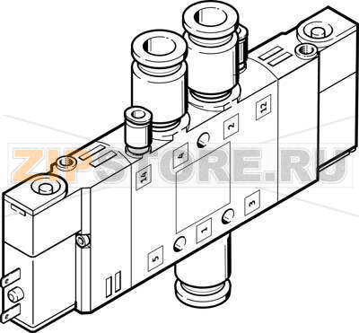 Распределитель с электроуправлением Festo CPE14-M1BH-5JS-QS-6 