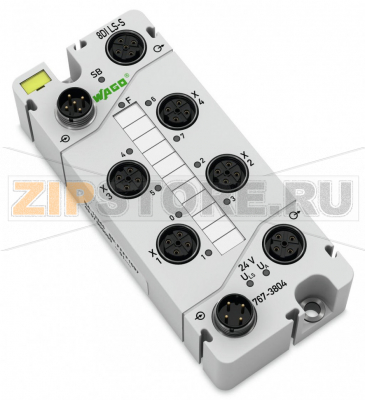 767 Series  I/O System Модуль, 8 дискретных входов; тока; Включение по низкому уровню; 4 x M12, два выхода на соединитель; светло-серые Wago 767-3804 Краткое описание:Этот дискретный модуль ввода регистрирует двоичные сигналы от выключателей, датчиков и бесконтактных переключателей (BERO).Характеристики:- 8 дискретных входов, 24 В пост. тока, переключение по низкому уровню- Возможность диагностики (для каждого модуля)- Возможность параметризации (фильтр, инверсия, имитация и диагностика в реальном времени)Комплект поставки:Маркировочная карточка WMB для модуля, желтаяМаркировочная полоскаЗащитные крышки M12 (2 шт.)...