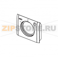 Chrom. cappuc. cover front plate S/SC.XSMC Saeco Syntia Cappuccino