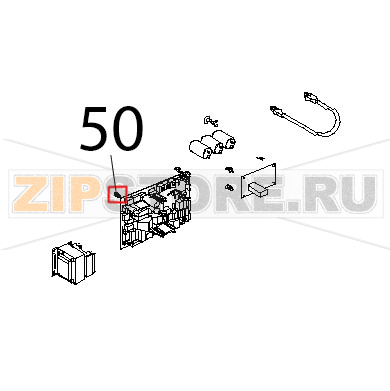 Supporto per scheda 24POT98 Unox XBC 815G Supporto per scheda 24POT98 Unox XBC 815GЗапчасть на деталировке под номером: 50