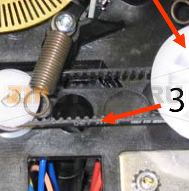 Timing belt, 65Tx1/8 2MR-130 Zebra P310i Timing belt, 65Tx1/8 2MR-130 Zebra P310iЗапчасть на деталировке под номером: 3