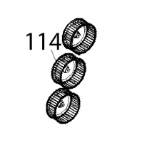 Ventola D=196, H=81, 39 pale, inox dado M8 Unox XBC 815G