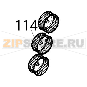 Ventola D=196, H=81, 39 pale, inox dado M8 Unox XBC 815G Ventola D=196, H=81, 39 pale, inox dado M8 Unox XBC 815GЗапчасть на деталировке под номером: 114