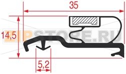 УПЛОТНИТЕЛЬ ВСТАВНОЙ 1066 - 2000 ММ 