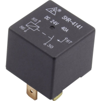 Реле автомобильное 12 В/DC, 40 А, 1 шт TRU Components 1433305