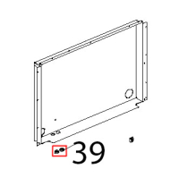 Passaparete con diaframma Unox XBC 905