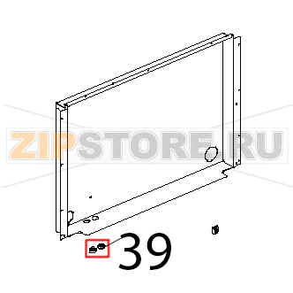 Passaparete con diaframma Unox XBC 905 Passaparete con diaframma Unox XBC 905Запчасть на деталировке под номером: 39