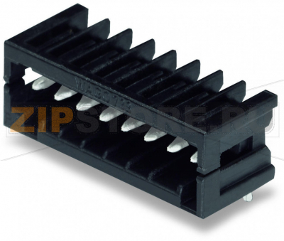 MCS MICRO Вилка под пайку THR; 0.8 x 0.8 mm solder pin; угловые; 100% защита от неправильного подсоединения; Шаг контактов 2,5 мм; 7-пол.; черные Wago 733-367/105-604 Вилки для пайки оплавлением припоя для поверхностного монтажаДоступны в ленте на бобине для автоматической сборкиОптимальная теплопроницаемость благодаря дизайну корпуса контакта обеспечивает более низкие температуры пайки100% защита от неправильного подсоединенияВозможны варианты кодировки...