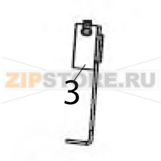 Kit head open sensor flag Zebra S600 Kit head open sensor flag Zebra S600Запчасть на деталировке под номером: 3