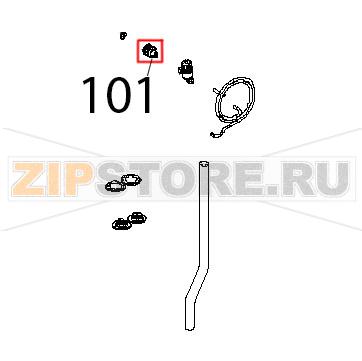Raccordo 3/4 valvola di non ritorno Unox XBC 905 Raccordo 3/4 valvola di non ritorno Unox XBC 905Запчасть на деталировке под номером: 101