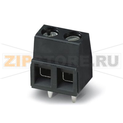 Клеммы для печатного монтажа Phoenix Contact MKDSN 1,5/ 3-5,08 HT BK Номинальный ток: 13,5 А, Номинальное напряжение: 320 В, Размер шага: 5,08 мм, Полюсов: 3, Тип подключения: Винтовые зажимы, Монтаж: пайка, Направление подключения, проводник / печатная плата: 0 °, Цвет: черный, Данное изделие может применяться вместе с серией SMD в печах для пайки оплавлением припоя.Минимальный заказ: 50 шт.Упаковка: 50 шт.